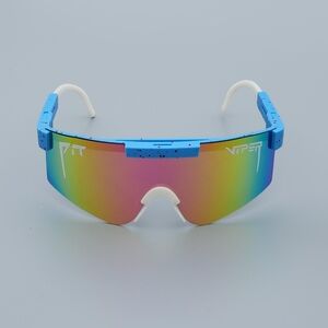 Pit Viper Blue and Rainbow Sunglasses